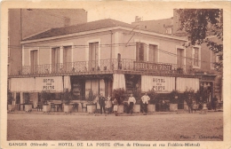 Delcampe - HERAULT  34  GANGES  HOTEL DE LA POSTE (PLAN DE L'ORMEAU ET RUE FREDERIC MISTRAL) - Ganges