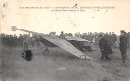 YVELINES  78   BUC  LES PIONNIERS DE L'AIR  L'AEROPLANE DE M.ESNAULT-PELLETERIE PENDANT SES ESSAIS  AVIATION - Buc