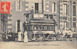 Delcampe - YVELINES  78  LE VESINET  ASILE NATIONAL  ARRIVEE DES CONVALESCENTS  ATTELAGE DILIGENCE - Le Vésinet