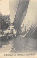 Delcampe - YVELINES  78  MAISONS LAFFITTE  ACCIDENT DU CLEMENT BAYARD  1909  LES OUVRIERS CREVENT L'EMPENNAGE  AVIATION DIRIGEABLE - Maisons-Laffitte