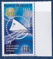 NOUVELLE CALEDONIE  2007    Communauté Du Pacifique -  Pacific Commission   1v  MNH - Nuevos