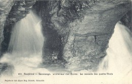 Delcampe - RHONE ALPES - 38 - ISERE -  SASSENAGE -Intérieur Des Cuves - Cascade Des Quatre Vents - Sassenage