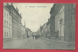Delcampe - Dendermonde - Kerkstraat - 1911 ( Verso Zien ) - Dendermonde