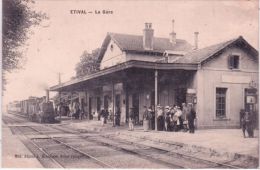 ETIVAL - La Gare - Ed. A Grangjean - Etival Clairefontaine