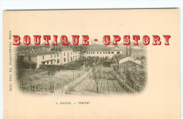 Delcampe - 33 BAZAS - N° 8 CARTE 1900 En SUPERBE ETAT - HOPITAL - HOSPITAL - DOS SCANNE - Bazas