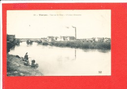 Delcampe - 18 VIERZON Cpa Animée LAVANDIERES Usine Elevatoire       59 Th G - Vierzon