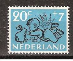 Delcampe - NVPH Netherlands Nederland Niederlande Pays Bas Holanda 600 MLH ; Kinderzegels Konijn, Rabbit, Lapin, Conejo 1952 - Hasen