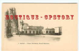 Delcampe - ACHAT DIRECT < 33 BAZAS - N° 5 CARTE 1900 En SUPERBE ETAT - SOUS PREFECTURE  PLACE NATIONALE - DOS SCANNE - Bazas
