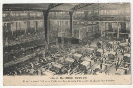 Delcampe - 92 - PUTEAUX - Usines De DION-BOUTON - Le Grand Hall Des Poids Lourds La Veille D'un Départ De Chassis - Barreau 12 - Puteaux