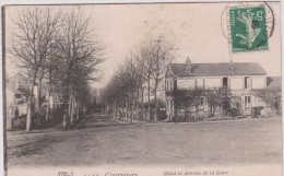 Delcampe - Loiret :  COURTENAY  :  Hotel De La  Gare - Courtenay