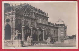 168981 / Vienna Wien - SCHLOSS BELVEDERE , HORSEMAN , Sphinx STATUE  - USED 1929 Austria Österreich Autriche - Belvédère