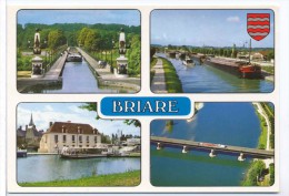 Delcampe - CPM Briare  Le Canal  Péniches - Briare