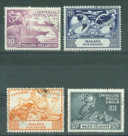 Malaya - Selangor: 1949   U.P.U.     Used - Selangor
