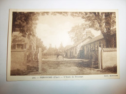 Delcampe - 2zeu - CPA N°404 - NERONDES - L'école De Dressage - [18] - Cher - Nérondes