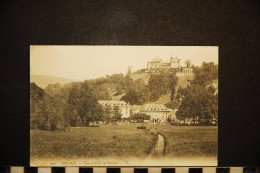Delcampe - CP, 38, URIAGE Vue Prise De La Pelouse N°921 Edition LL - Uriage