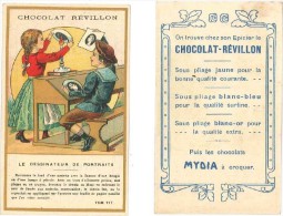 Chocolat Revillon Image Chromo Le Dessinateur De Portrait - Revillon
