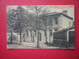 Delcampe - PUB FORMAT CPA  ECOLE COMMUNALE DE GARCON A PARIS  RUE MICHEL BIZOT 12 E ARR - Paris (12)