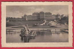 169044 / Vienna Wien - SHLOSS BELVEDERE , FOUNTAIN NUDE STATUE - USED 1932  Austria Österreich Autriche - Belvedere