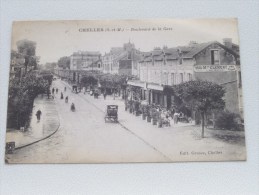 Delcampe - Boulevard De La Gare ( Grosse ) - Anno 1923 ( Zie Foto´s Voor Details ) !! - Chelles