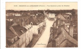 Delcampe - BRIENON SUR ARMANCON - YONNE - VUE GENERALE PRISE DU CLOCHER - Brienon Sur Armancon