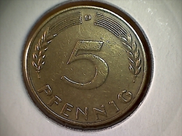 Allemagne 5 Pfennig 1950 D - 5 Pfennig