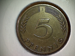 Allemagne 5 Pfennig 1950 J (small) - 5 Pfennig