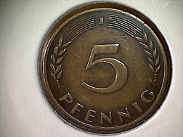 Allemagne 5 Pfennig 1950 J ( Large ) - 5 Pfennig
