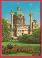 169081 / Vienna Wien - KARLSKIRCHE , ST. CHARIES CHURCH - USED 1981 FLAMME INFORMATION  Austria Österreich Autriche - Iglesias
