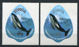 (cl.28 - P2) Tonga ** PA N° 244 - 248  - Baleines  - - Tonga (1970-...)