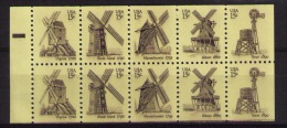 UNITED STATES  Wind Mills Booklet Sheet - 1981-...