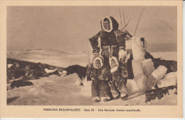 Delcampe - CANADA - MISSION ESQUIMAUDES - Une Heureuse Maman Esquimaude  PRIX FIXE - Missionen