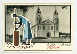 SÃO TOMÉ - Sé Catedral  (2 Scans) - Sao Tome And Principe