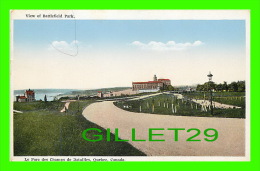 Delcampe - QUÉBEC - LE PARC DES CHAMPS DE BATAILLES - VIEW OF BATTLEFIELD PARK - PUB. BY LIBRAIRIE GARNEAU LTÉE - - Québec - La Cité