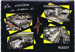 Delcampe - Cpsm En Avion Au Dessus De POISSY Multivues - Poissy