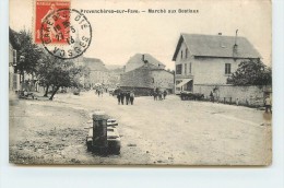 PROVENCHERES SUR FAVE - Marché Aux Bestiaux.(carte Vendue En L'état). - Provencheres Sur Fave