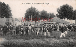 Delcampe - (84) CAVAILLON - Les Courses Et Le Pesage - Dos Vierge - 2 SCANS - Cavaillon