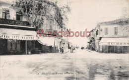 Delcampe - (84) CAVAILLON - Avenue Garibaldi - Grand Café Moderne - 2 SCANS - Cavaillon