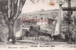 Delcampe - (84) CAVAILLON - Place De L'Ancien Hôpital - 2 SCANS - Cavaillon