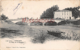 Delcampe - (84) SORGUES - Le Pont Sur La Sorgues - 2 SCANS - Sorgues
