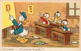 DONALD DUCK QUI FAIT LA CLASSE A RIRI FIFI ET LOULOU "D COMME .......... D COMME DUDULE !!!4 - Disneyland