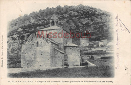 Delcampe - (84) MALAUCENE - Chapelle Du Grozeau Résidence D'Eté Des Papes - 2 SCANS - Malaucene