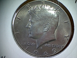 Etats Unis 1/2 Dollar 1969 D - Kennedy - 1964-…: Kennedy