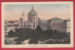 168817 / Vienna Wien  - KARLSPLATZ MIT KARLSKIRCHE , St. Charles's Church   Austria Österreich Autriche - Iglesias