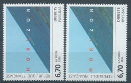 [09] Variété : N° 2987 Dibbets Ciel Et Mer Vert-bleu Au Lieu De Bleu + Normal ** - Unused Stamps