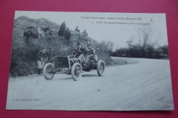 Cp  Circuit D'auvergne Coupe Gordon Bennet  Suite Du Grand Tournant Pres De La Baraque - PKW