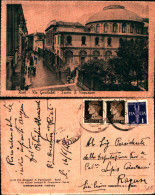 Delcampe - 973)cartolina   Rieti-via Garibaldi Teatro F.vespasiano - Rieti