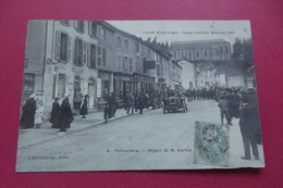 Delcampe - Cp  Circuit D'auvergne Coupe Gordon Bennet Pontaumur Depart De M Burton - PKW