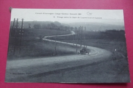 Cp  Circuit D'auvergne Coupe Gordon Bennet Virage Entre La Gare De Laqueuille Et Ganoté - PKW