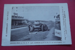 Cp Grand Prix De L' A C F Lancia Sur F I A T Au Ravitaillement E L'hoste Concessionnaire - Grand Prix / F1