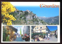 Delcampe - CPM Neuve 06 GOURDON Multi Vues - Gourdon